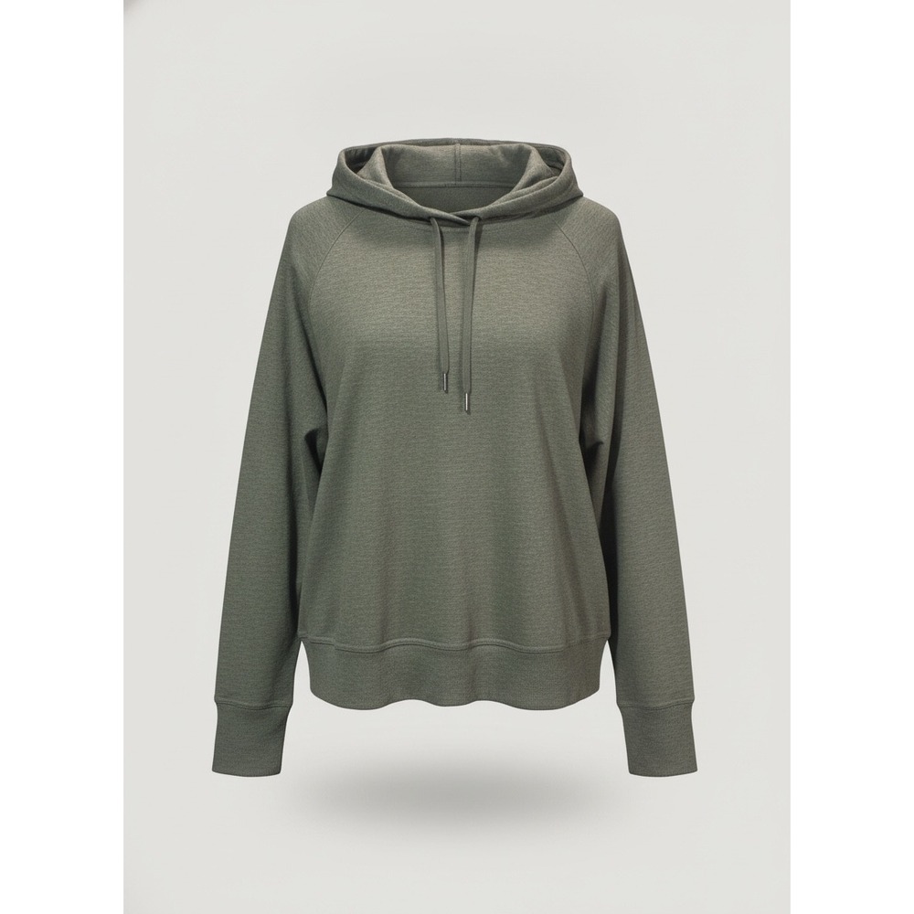 Jockey Mens Eco-Comfort Hoodie Olive Green Heather Pullover Size L NWT
